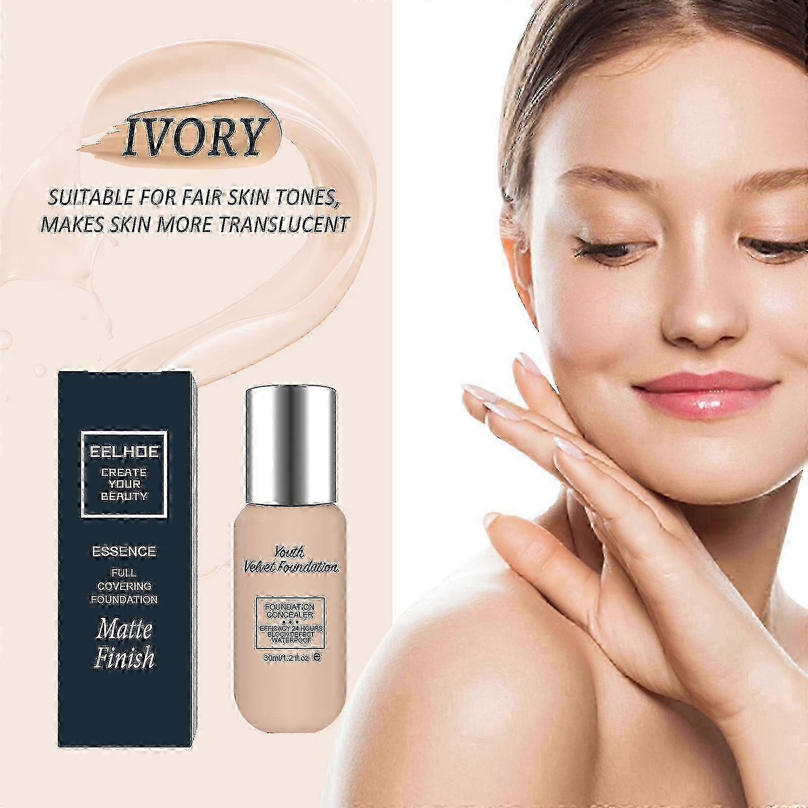 Liquid Foundation Lang anhaltend Feuchtigkeitsspendend Ölabsorbierend Matte Liquid Foundation Liquid Color-Lifting Foundation Liquid Founda