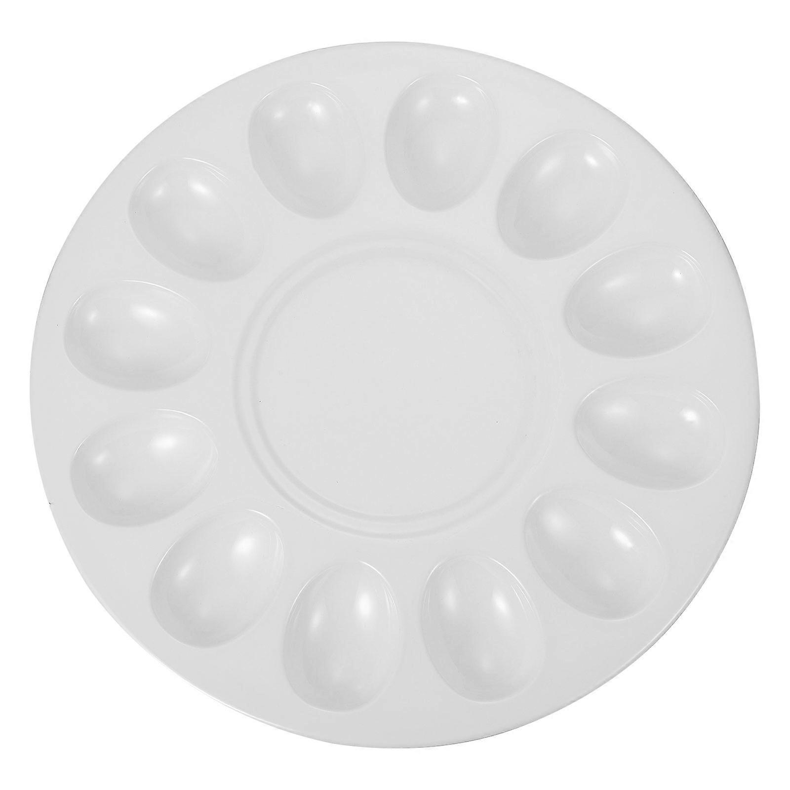 1pc Shrimp Paste Plate Melamine Storage Plate Home Meatballs Tableware