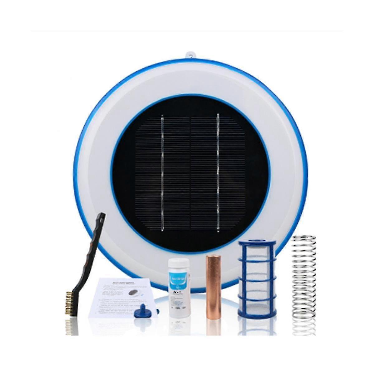 Solcellsdriven pooljonisator Koppar-Silverjon Poolrenare Algbeständighet Lägre klorhalt Utomhus