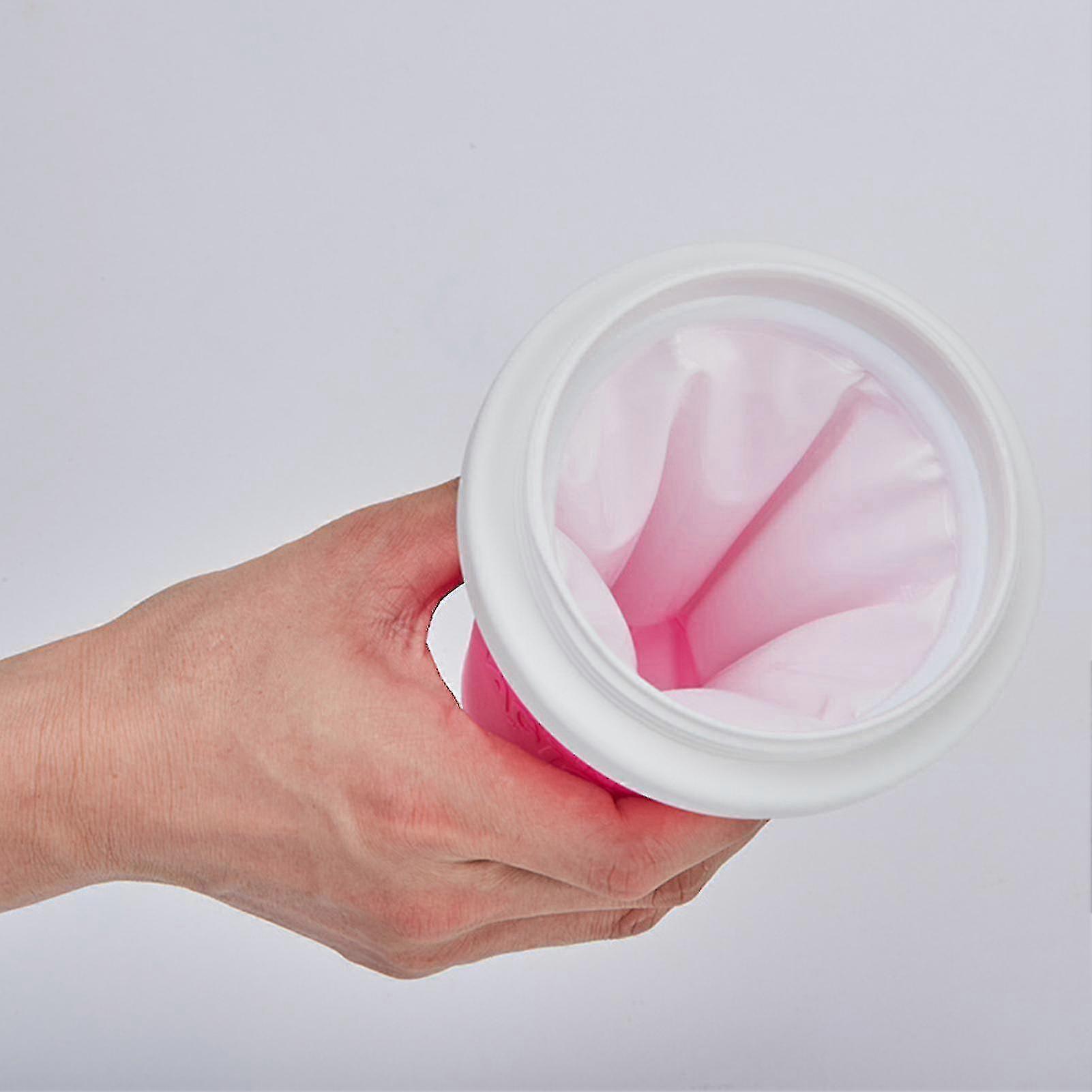 Smoothies   Eco-friendly Double Layer Silicone Slushy Ice Cream Maker For Home-csn