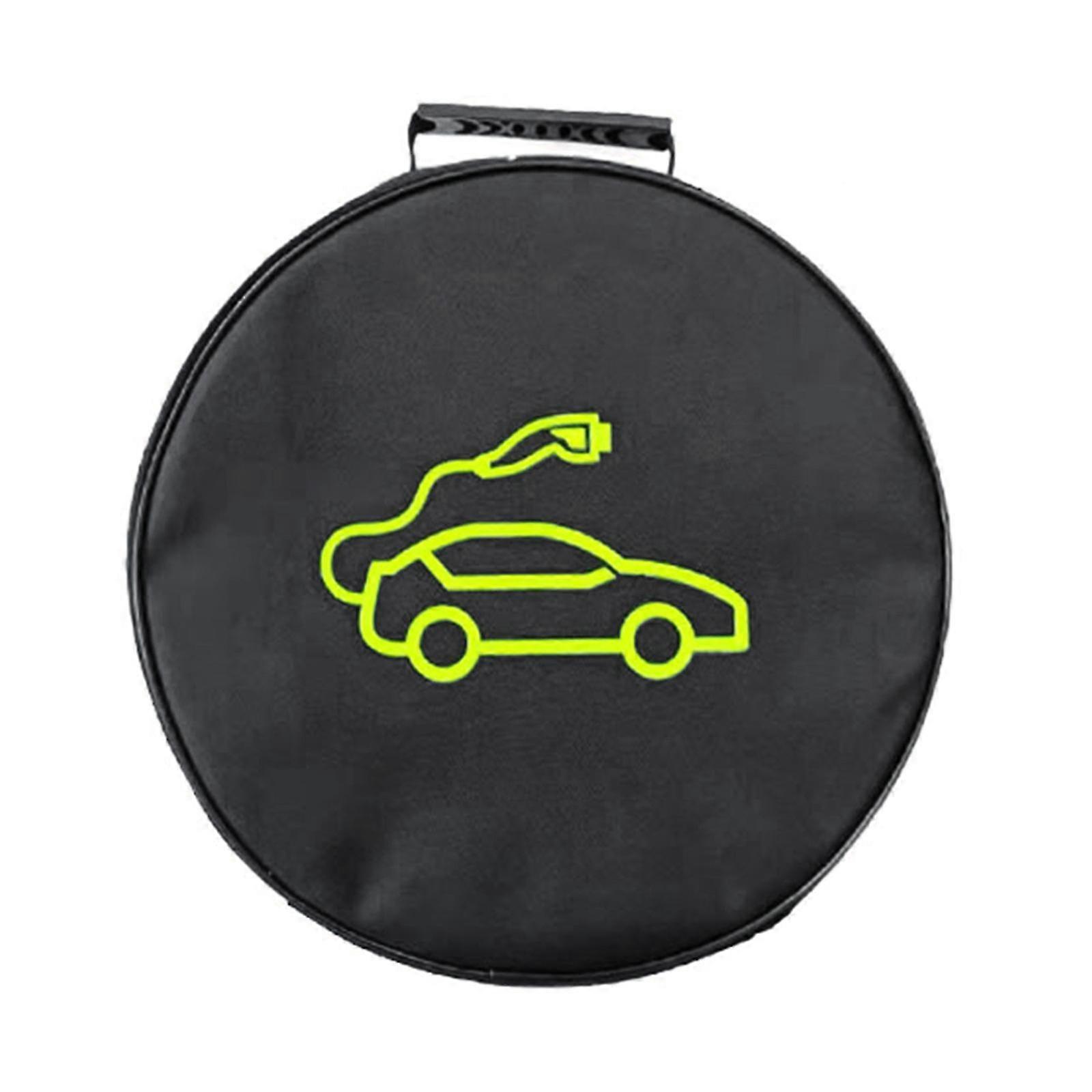 Cable Bag Jumper Cable Bag Durable Polyester Cable Bag Containers Black