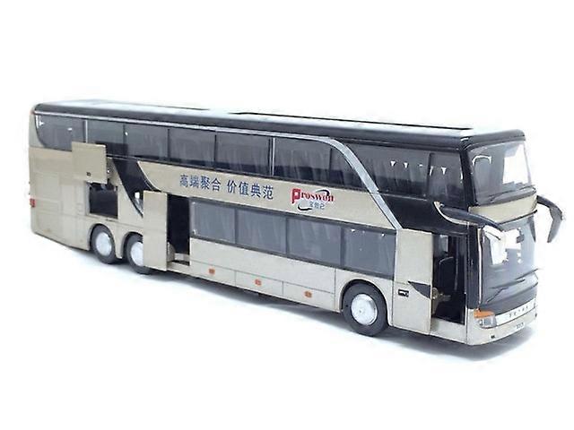 Alloy Pull Back Bus Model Toy