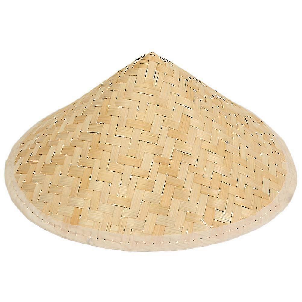 1pc Bamboo Weaving Hats Tradicional Chino Oriental Bambú