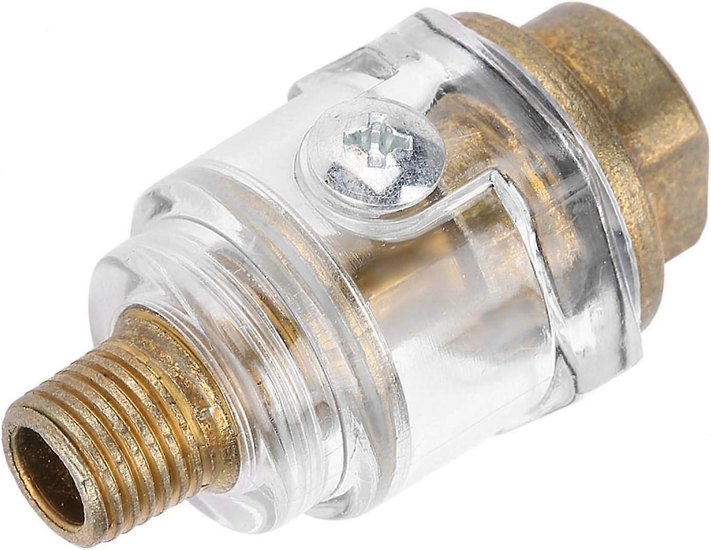 Pneumatic Machine Lubricator, 1/4" BSP Zinc Alloy Mini Inline Pneumatic Tool