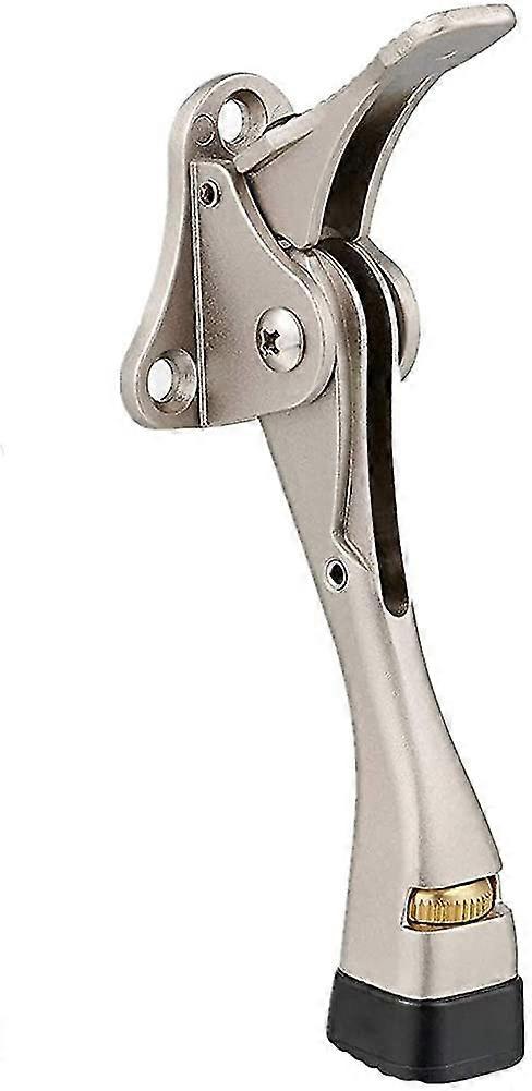 Door Stopper, 2 Packs Kickdown Door Stop With One Touch Adjustable Height