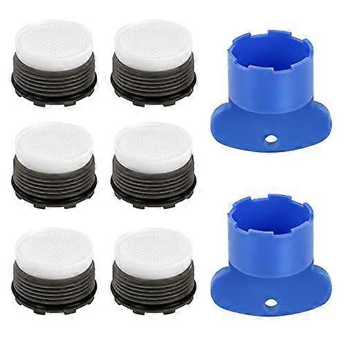 8 PCS Aerators FaucetM16 Environmental Faucet Aerator with Removal Wrench ToolHigh-Speed Water Saving for Cache Aerator