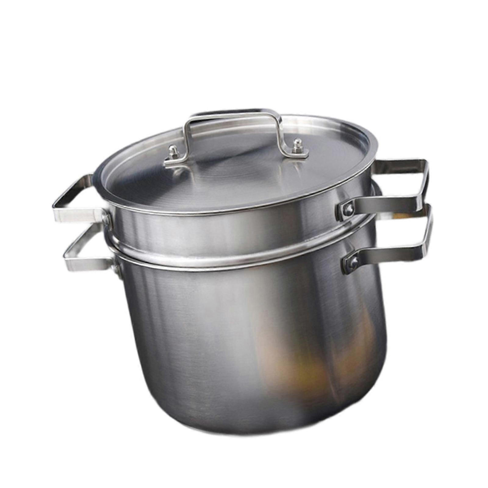 Sauce Pot Soup Pot Kitchenware Deep Fryer Pot for Boiled Eggs Soup Blanching