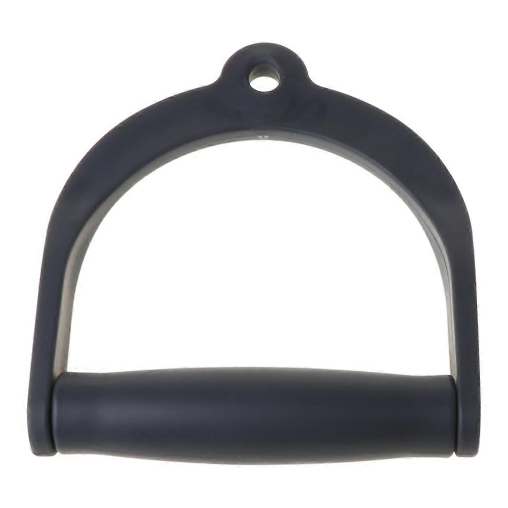 Durable Wide Design Resistant Pull Rope Handle Grips Gym Training Heavy Duty D-Handle Black