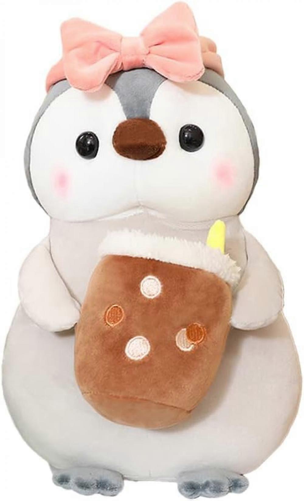 Cute Penguin Bow Custom Stuffed Animal Plush Doll Kawaii