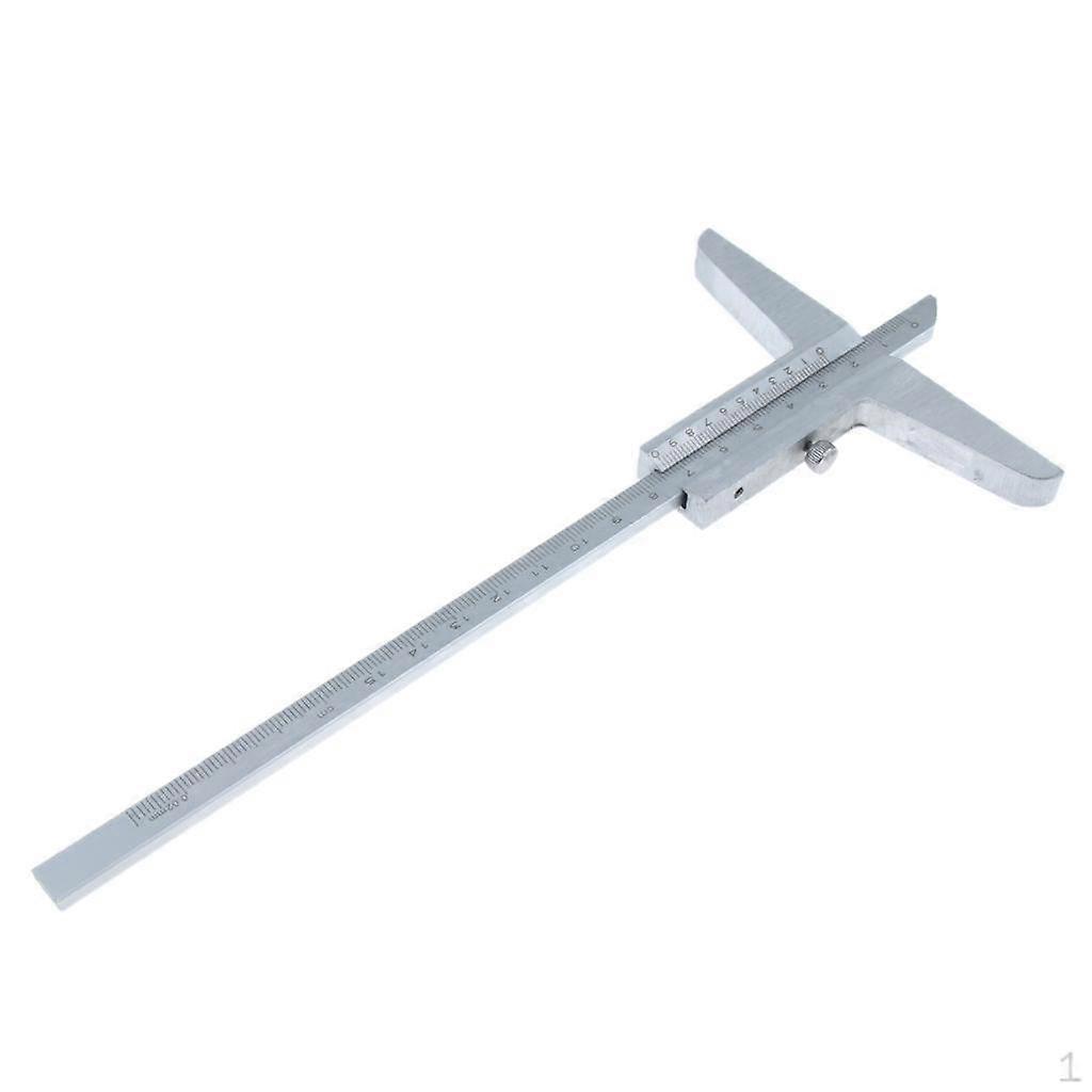 Metric Vernier Depth 0.02cm , Stainless Steel, scale for measurements in fine units -