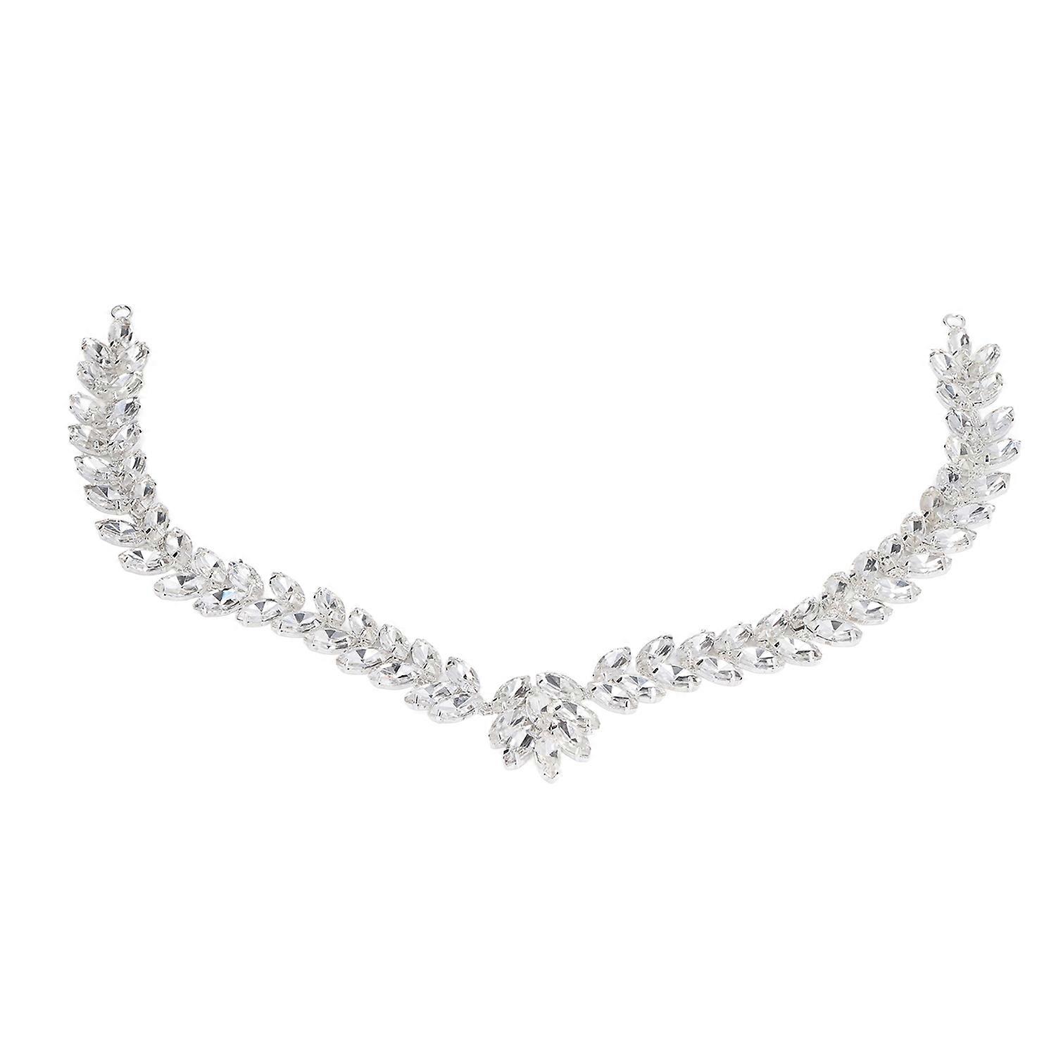Rhinestone Applique Eye Catching Bright Color Scratch Proof Wide Application Rhinestone Chain for DI