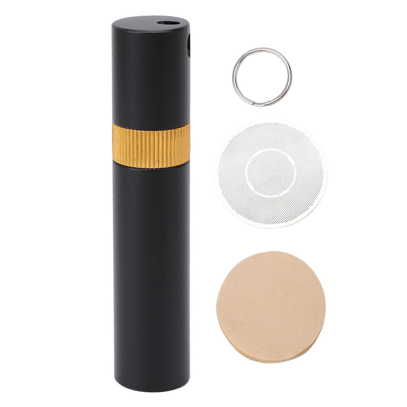 Coffee Stirrer Tool Portable Grounds Distribution Professional Powder Stirring Needle with Keychain 100Pcs Filters
