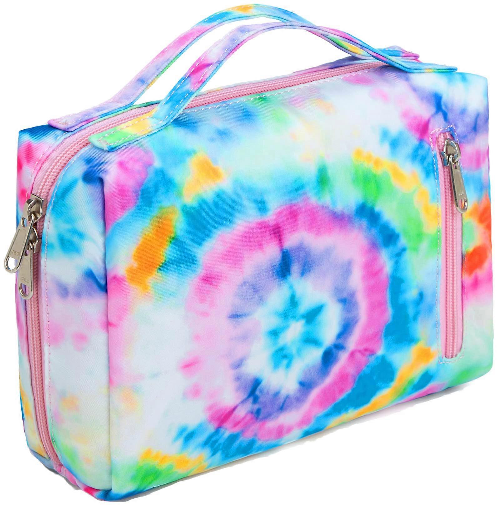 Tie Dye Toiletry Bag for Travel Essentials, Large Capacity Organizer, Waterproof Material, Stylish Design