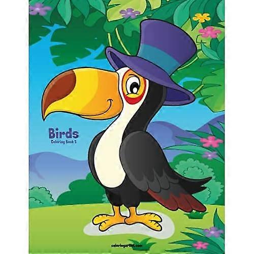 Libro da colorare di uccelli 5