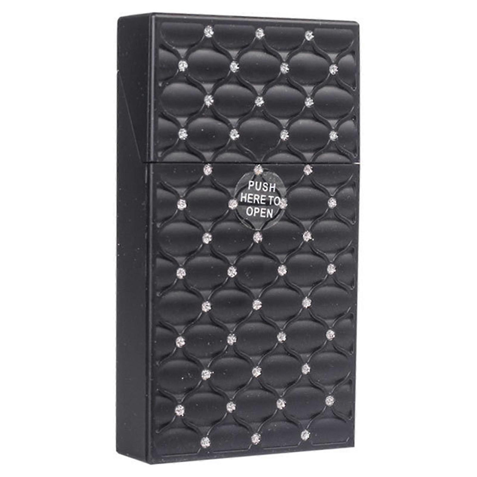 Plastic Cigarette Case Moisture and Crushproof Box with Flip Top Open for Men and Women