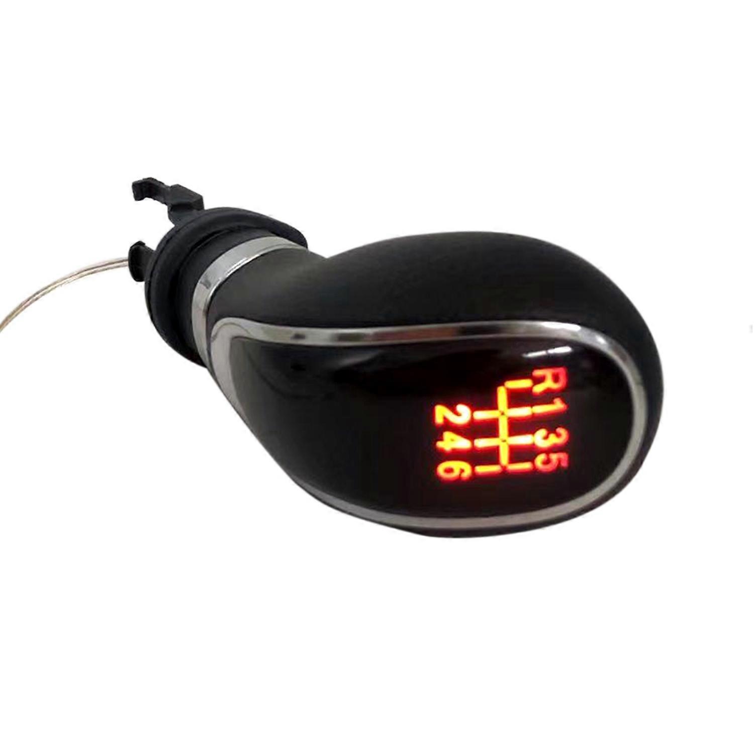 LED Car Gear Shift Knob Manual 6-Speed Head Handle Lever Replacement for Vauxhall Opel Buick Excelle