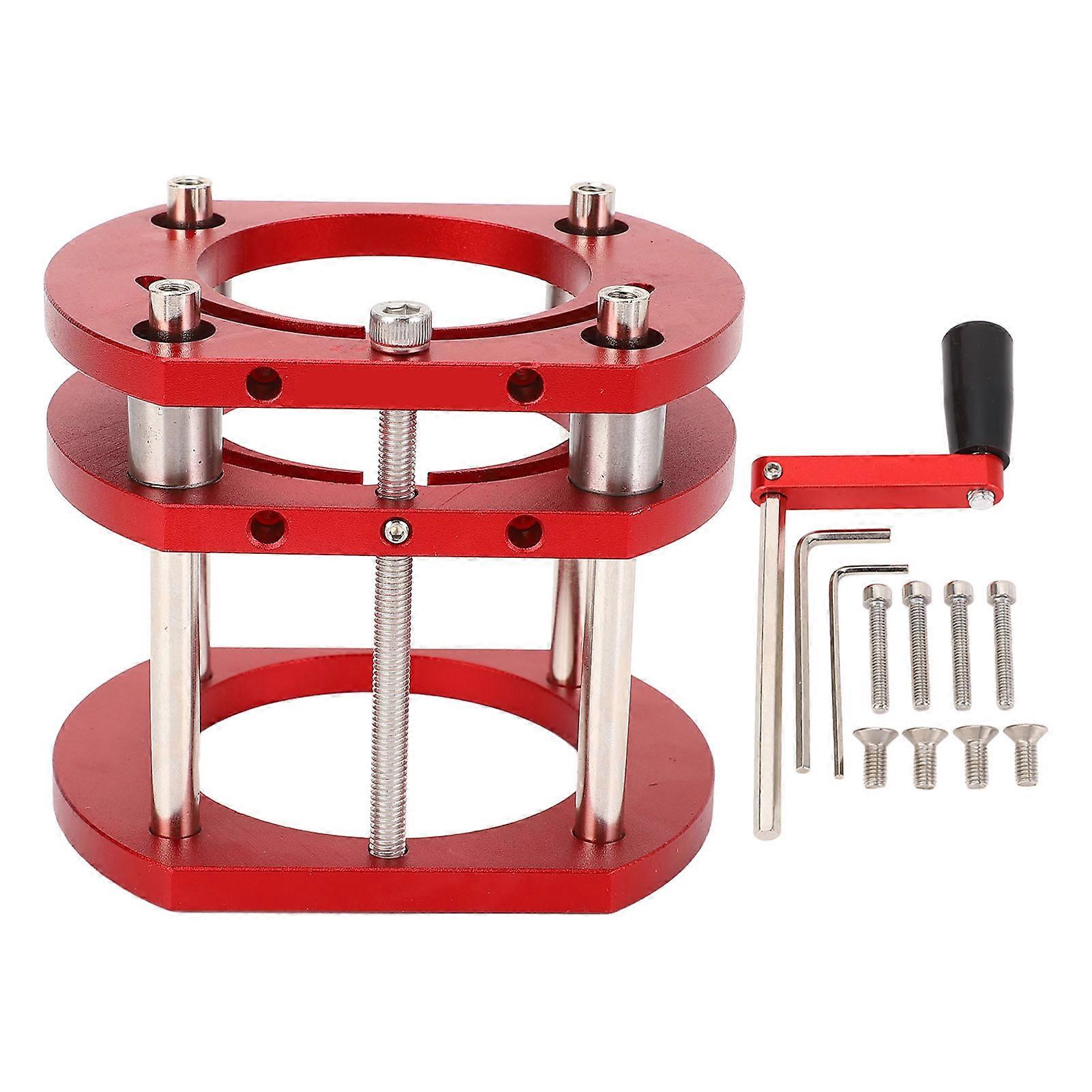 Router Lift Base Height Adjustable Router Table Lifting System Base for Motor Diameters 64 to 66mm
