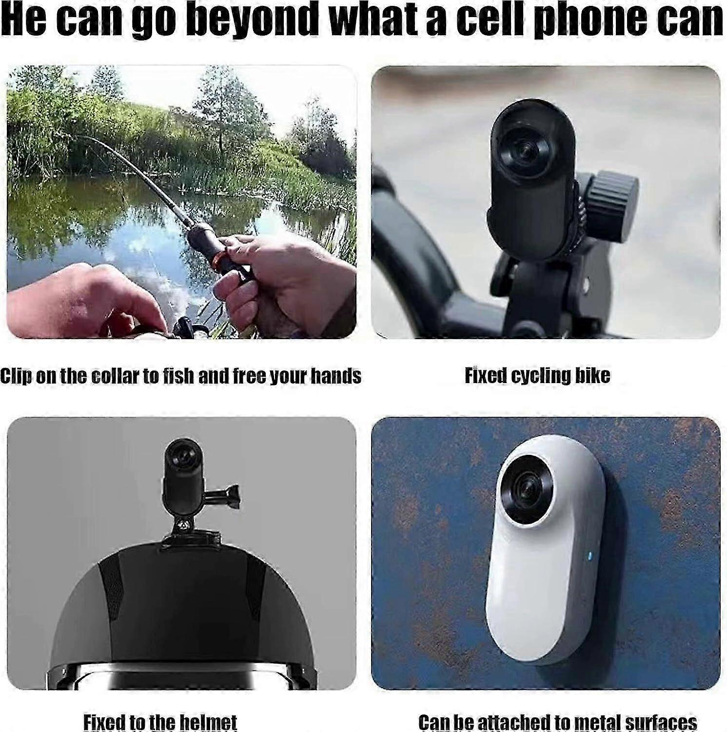 Cat Collar Camera For Pet Cameras & Monitors With Wide Angle Lens Mini Portable Stable Sport Action Body Camera With Video New