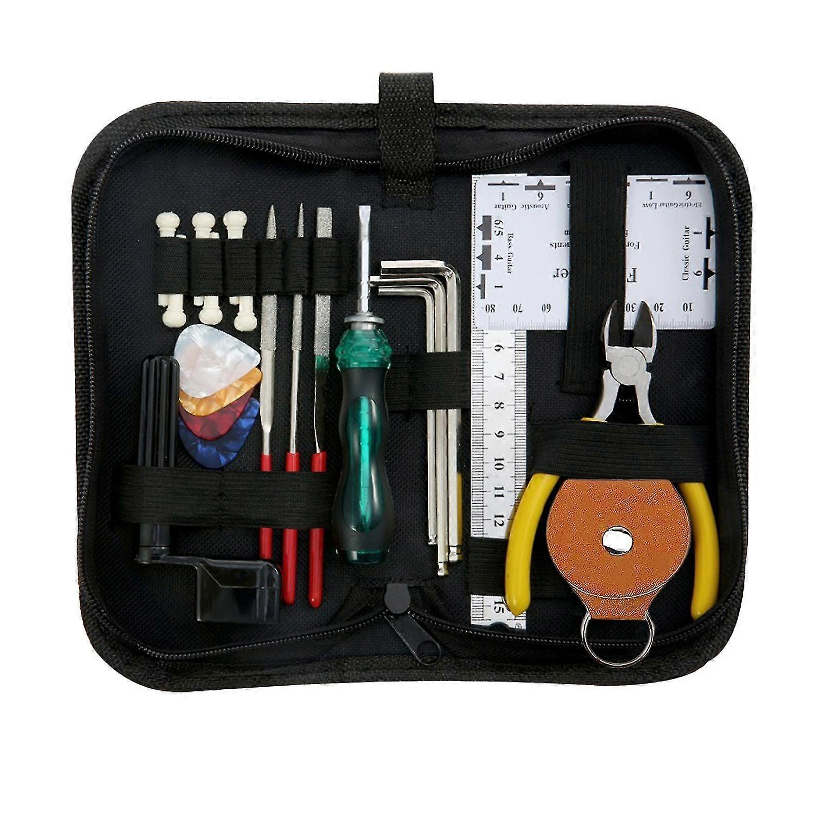 23pcsギター修理キットギターメンテナンスツールギターセットアップキット