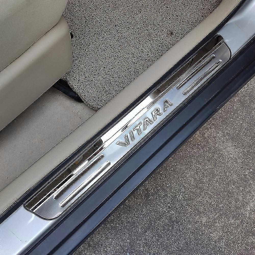 WXHCar Akcesoria Płyta progowa do Suzuki Vitara 2015-2024 Części samochodowe do listew progowych