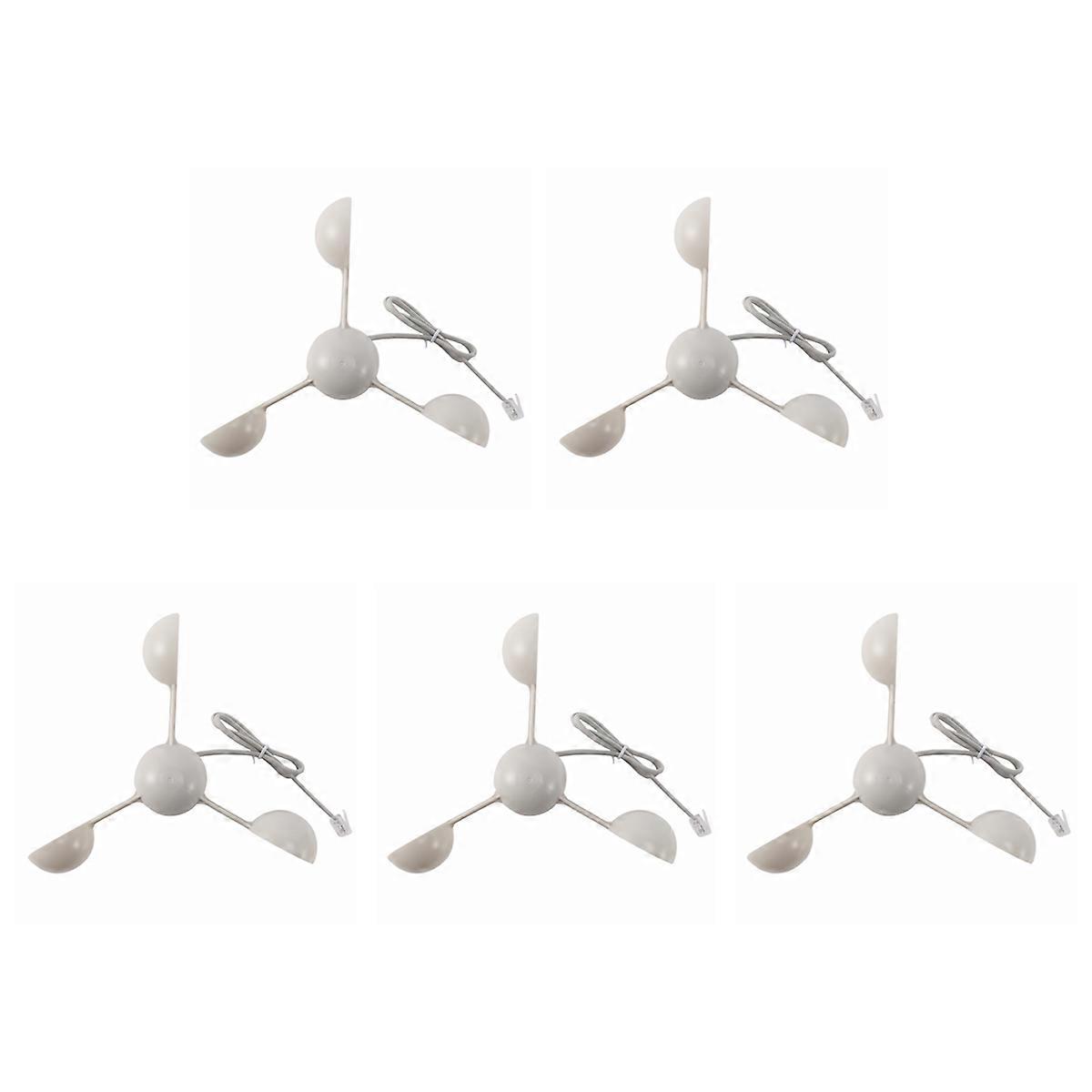 5X WH-SP-WS01 Anemometer Wind Speed Measuring Instrument Wind Speed Sensor Meteorological Instrumen