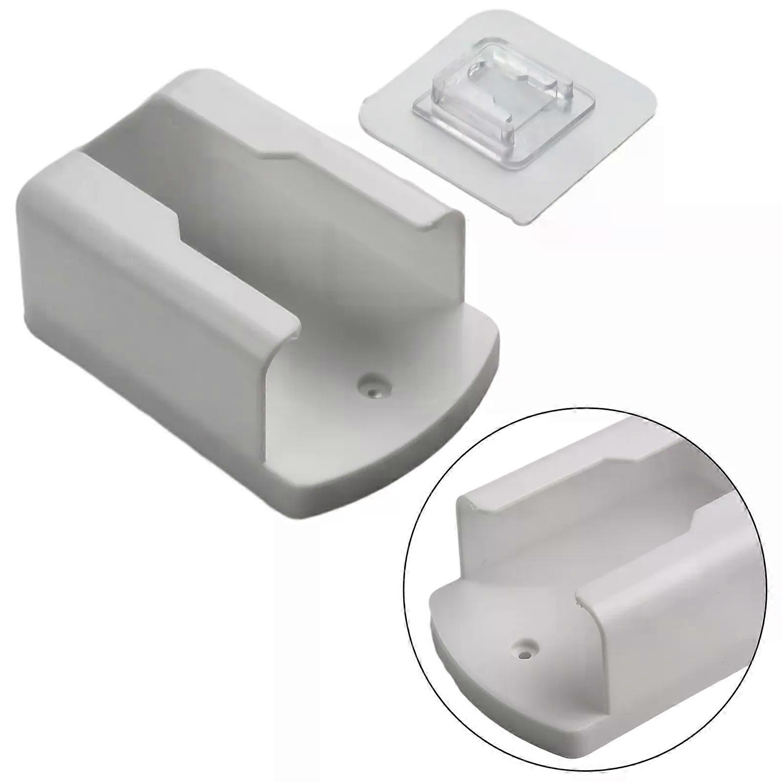 White Air Conditioner Remote Control Wall Mounted Holder Mobile Phone Plug Holder Wall Mounted Box Storage For Space Saving