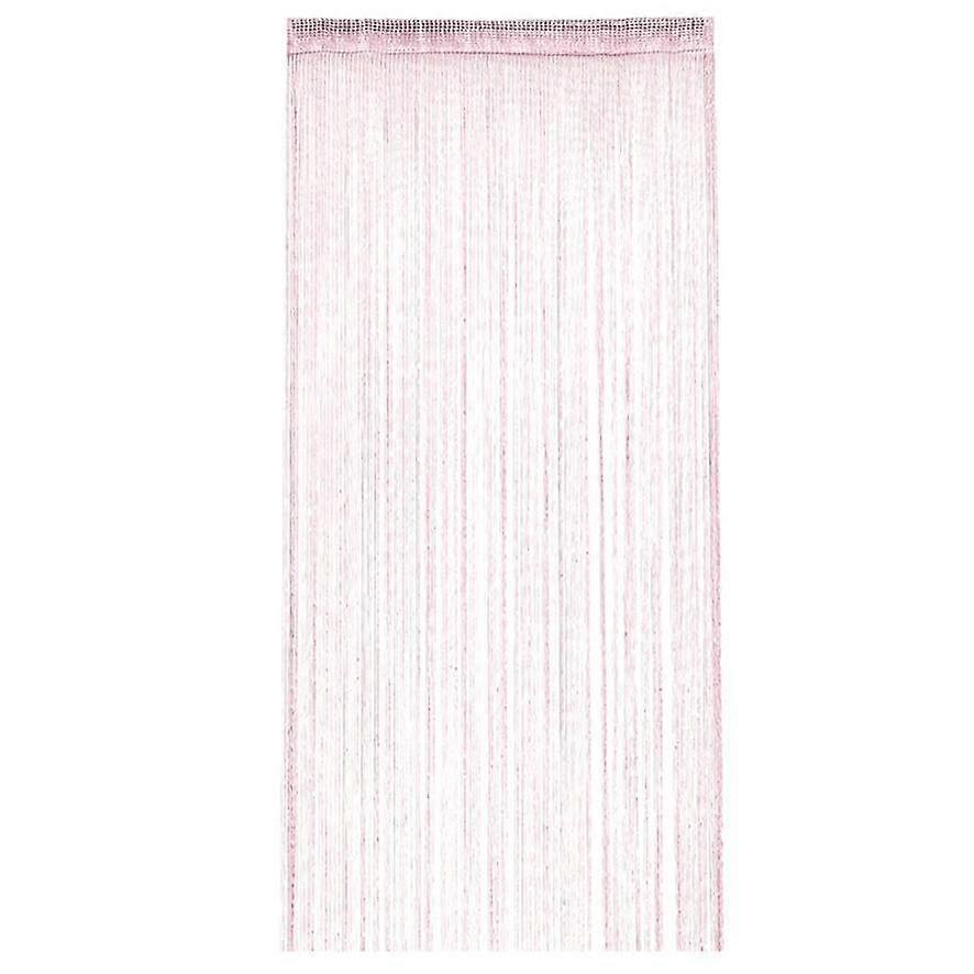 Tenda per porta lineare in argento piatto monocromatico minimalista moderno per la casa