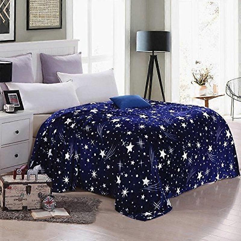 Falai Fleece Blanket Micro Plush Fleece Flannel Blanket Super Soft Warm Solid Throw Rug Sofa Bedding