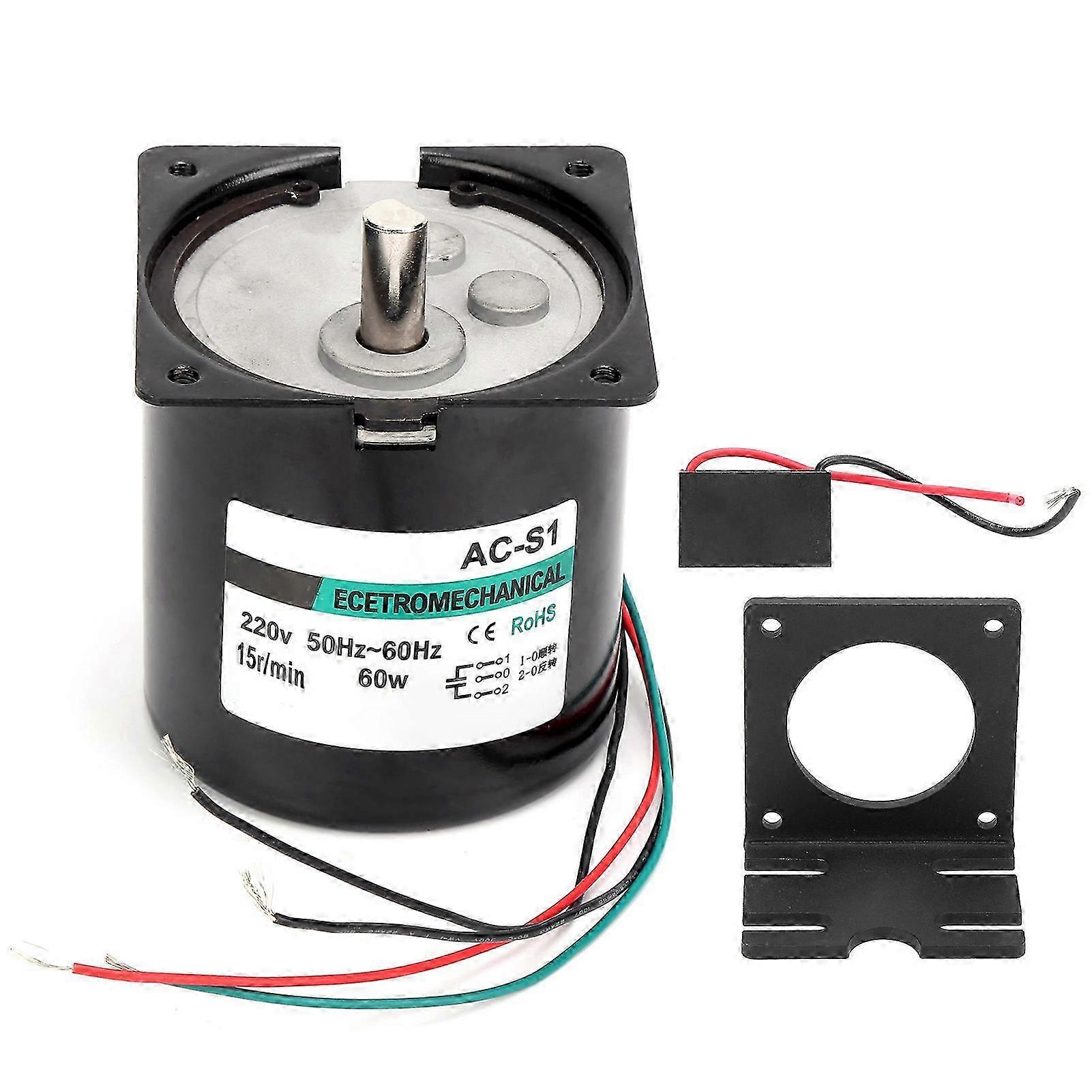 AC Synchronous Motor CW/CCW Permanent Magnet Large Torsion 60W for CNC Machine Tool XD80KTYZ15rpm/min AC220V