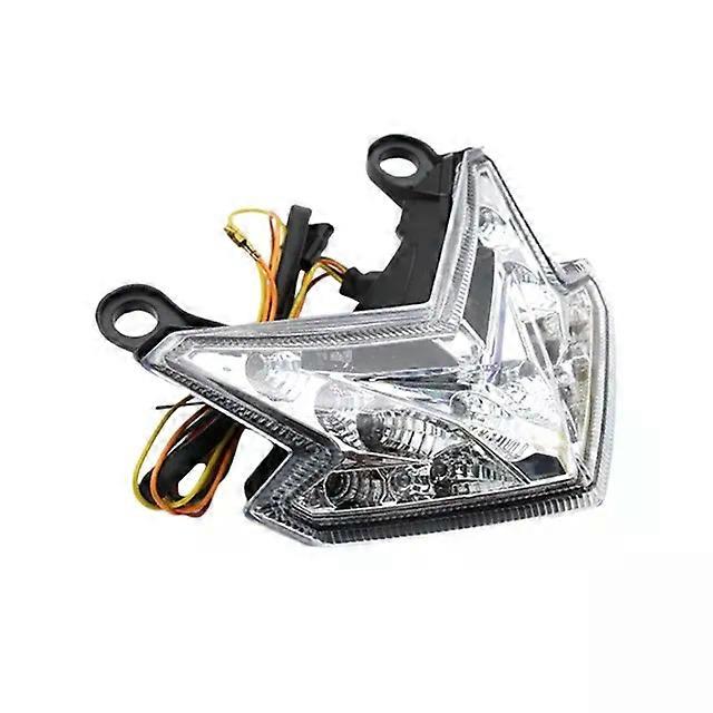 Motorcycle Tail Light Amber Turn Signal LED Red Stop Brake Rear TailLight compatible for Z800 2013-2016