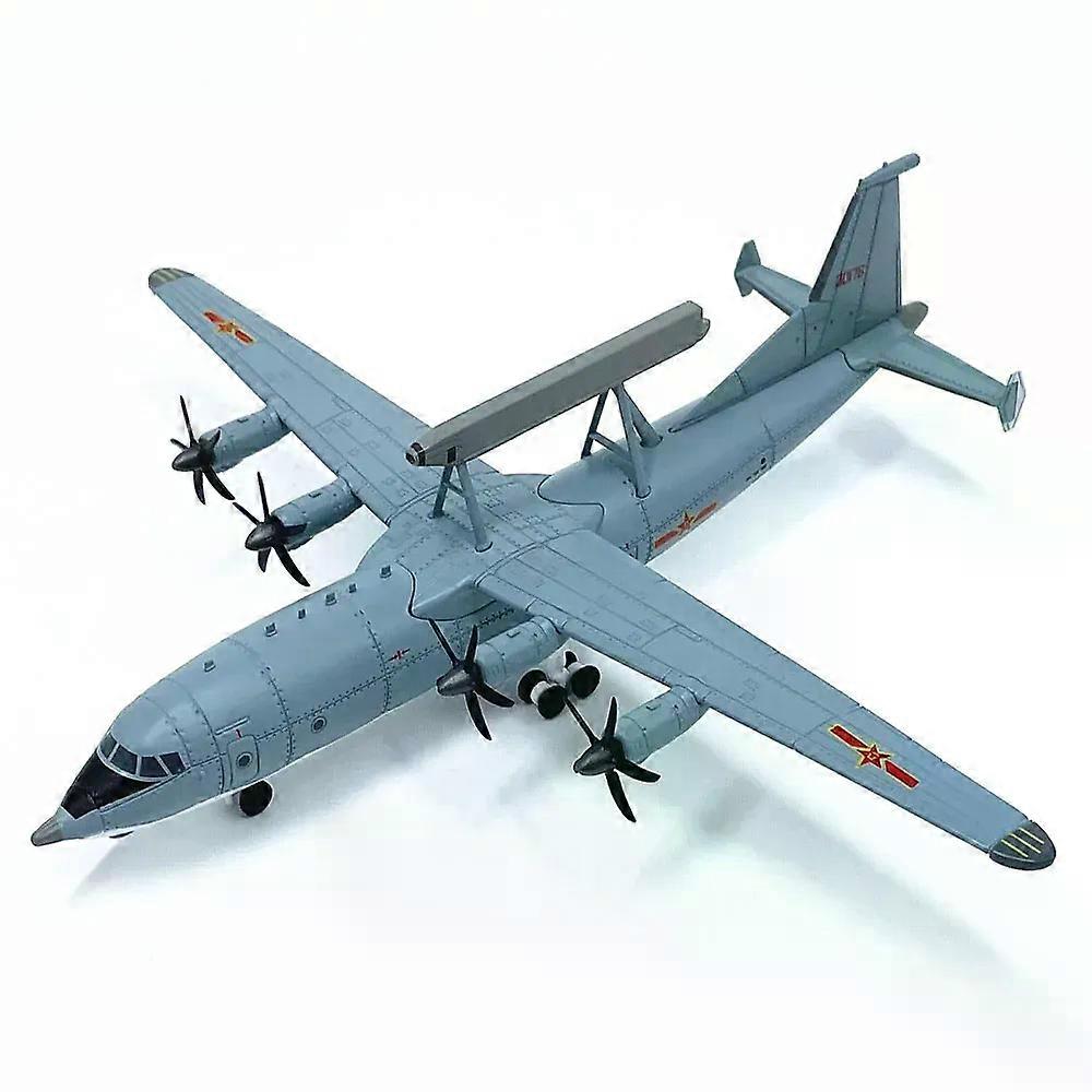 Diecast 1:200 Scale Chinese Air Force 200 Early Warning Aircraft KJ-200 Aircraft Model Alloy Finished Product Aircraft Model