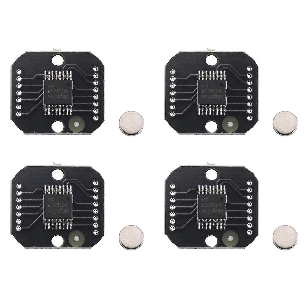 4X MT6835 Magnetic Encoder Module PWM/SPI Brushless Motor 21BIT Encoder Can Replace AS5048