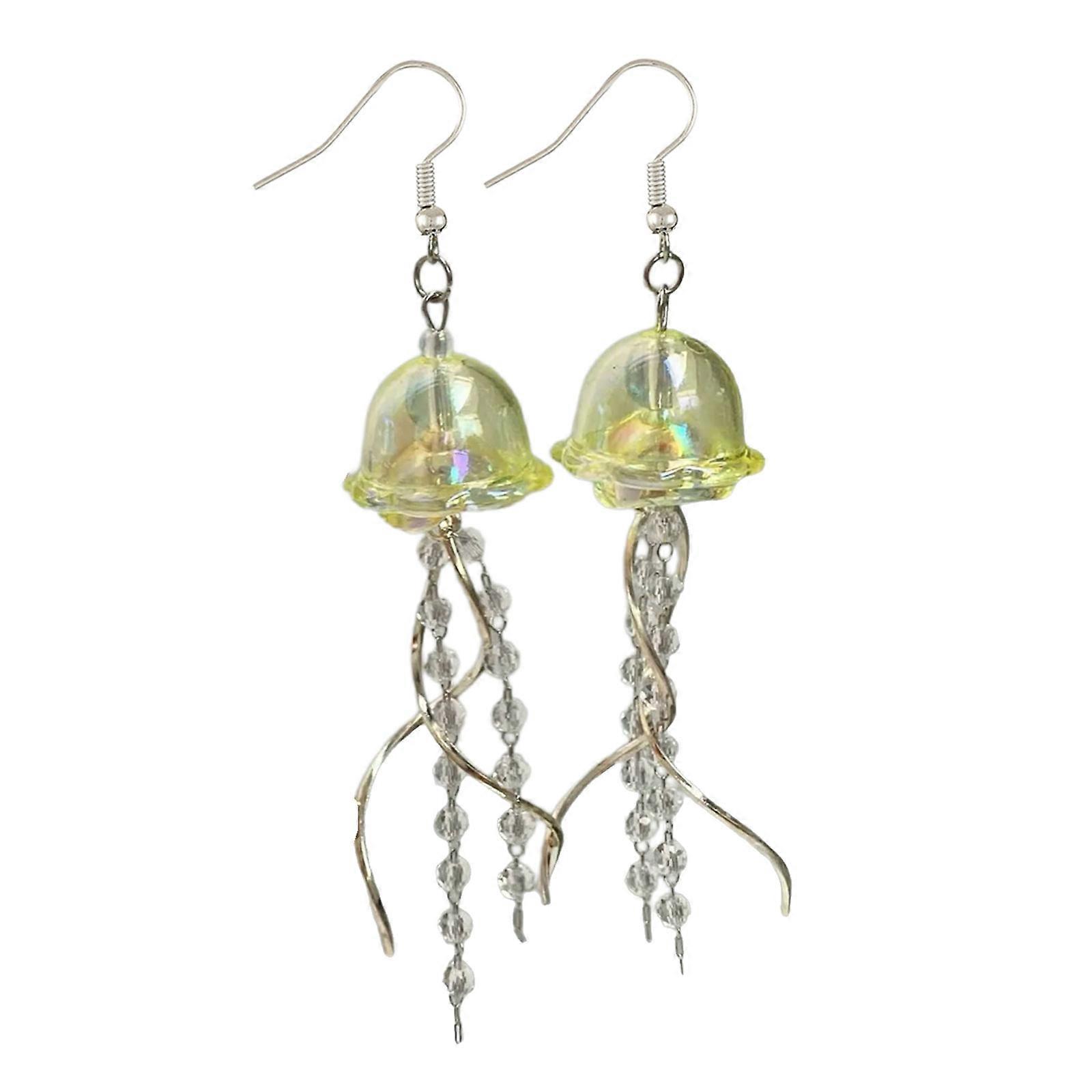 スタイリッシュなクラゲのぶら下がったイヤリングポータブルクラゲのイヤリングは、ファッションフォワードの個人のためのドロップイヤーフック