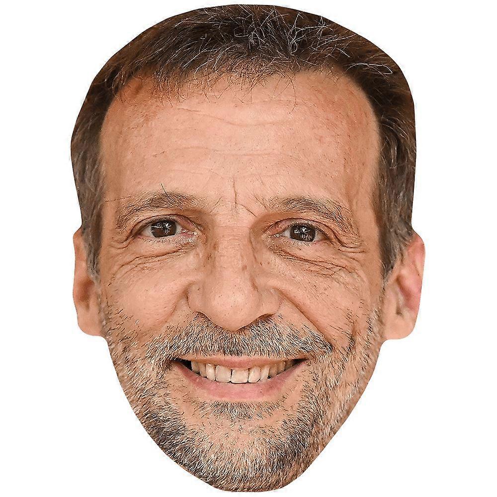 Mathieu Kassovitz (Beard) Celebrity Mask, Flat Card Face