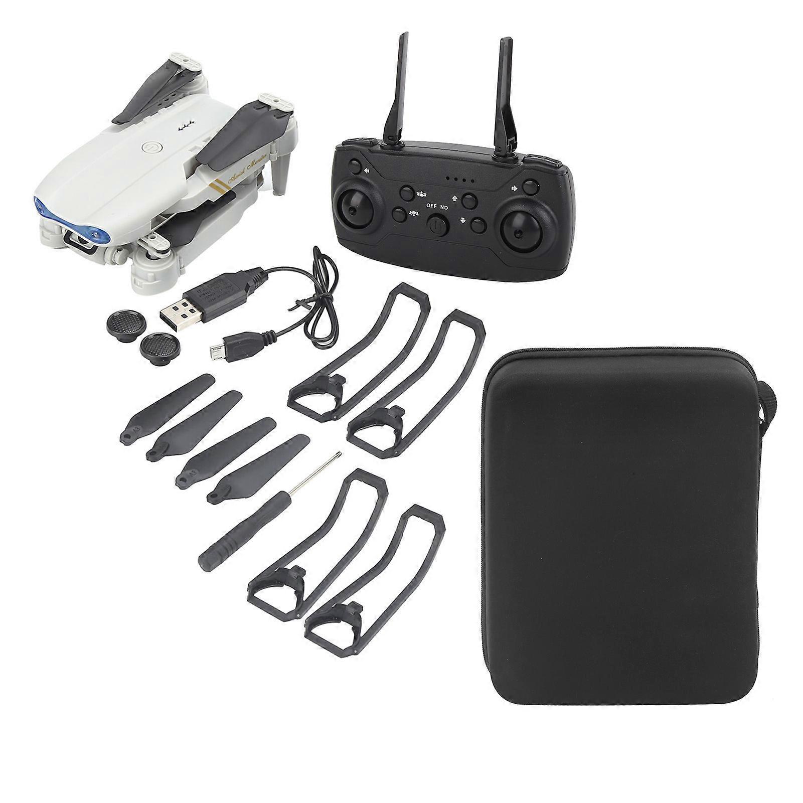 Foldable 4K Drone with Remote Control and LED Lighting