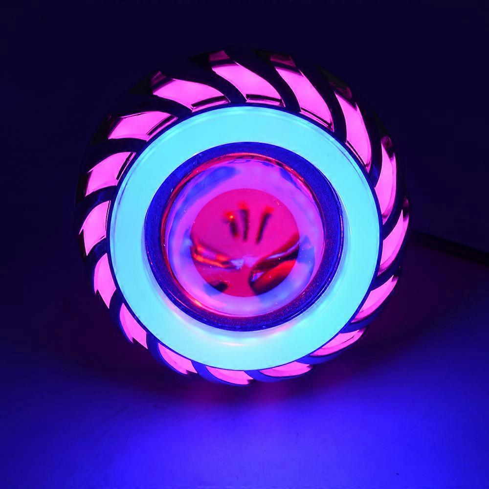 12V Lens Light 30W 1200Lm 200000H Double Aperture Light Pink and Blue