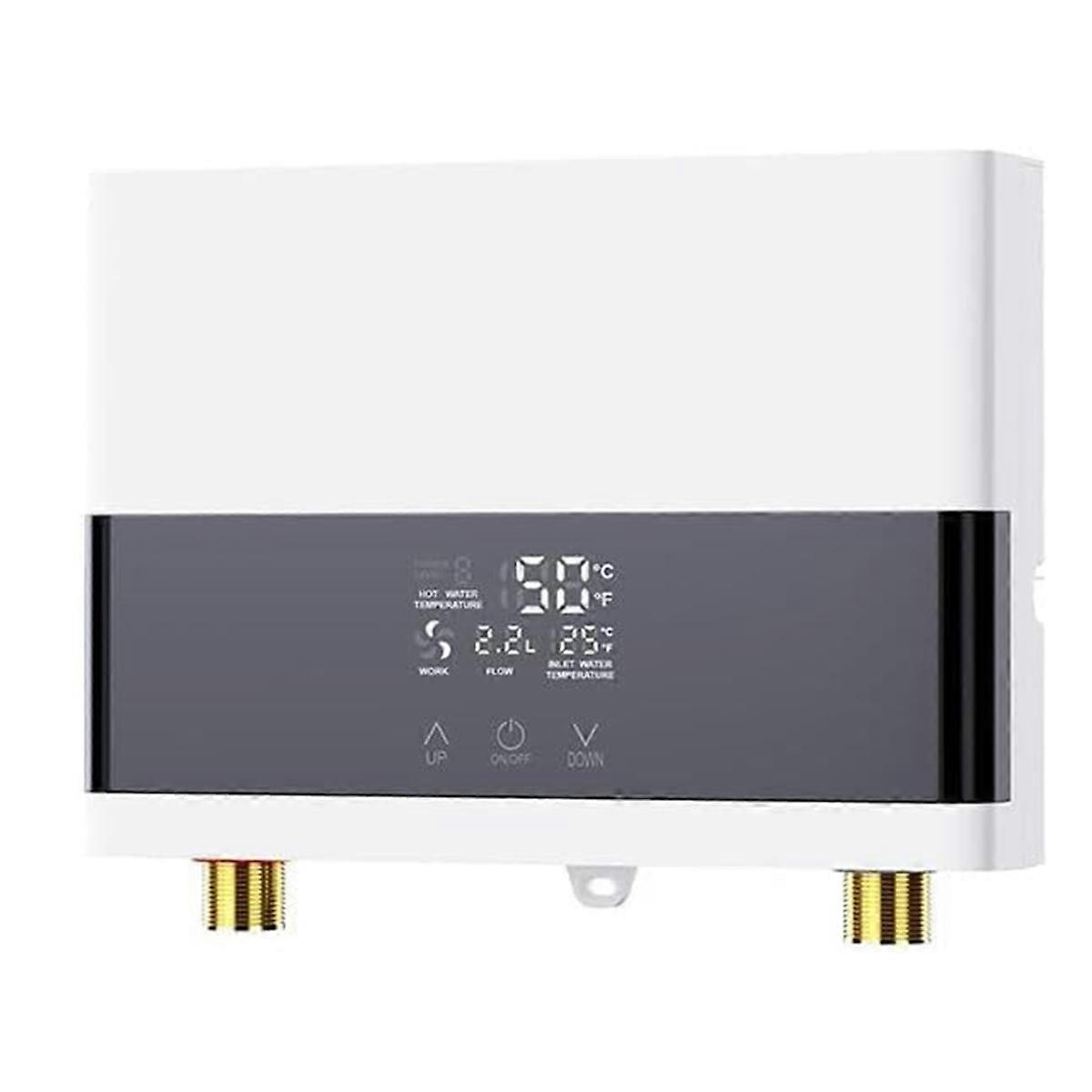 Water Heater Electric,Instant Hot Water Heater with Remote Control,Water Temperature Regulating Valv