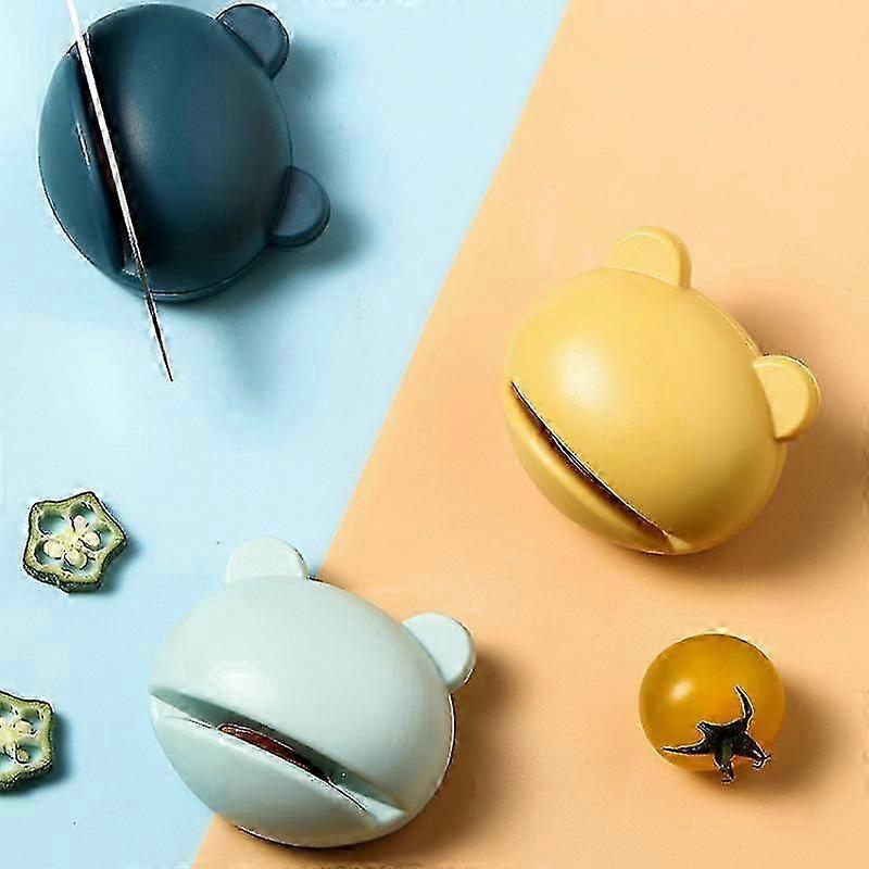 3x Knife Sharpener Stable Mini Knife Sharpener Household Kitchen Tools Kitchen Knife Scissors Sharpener