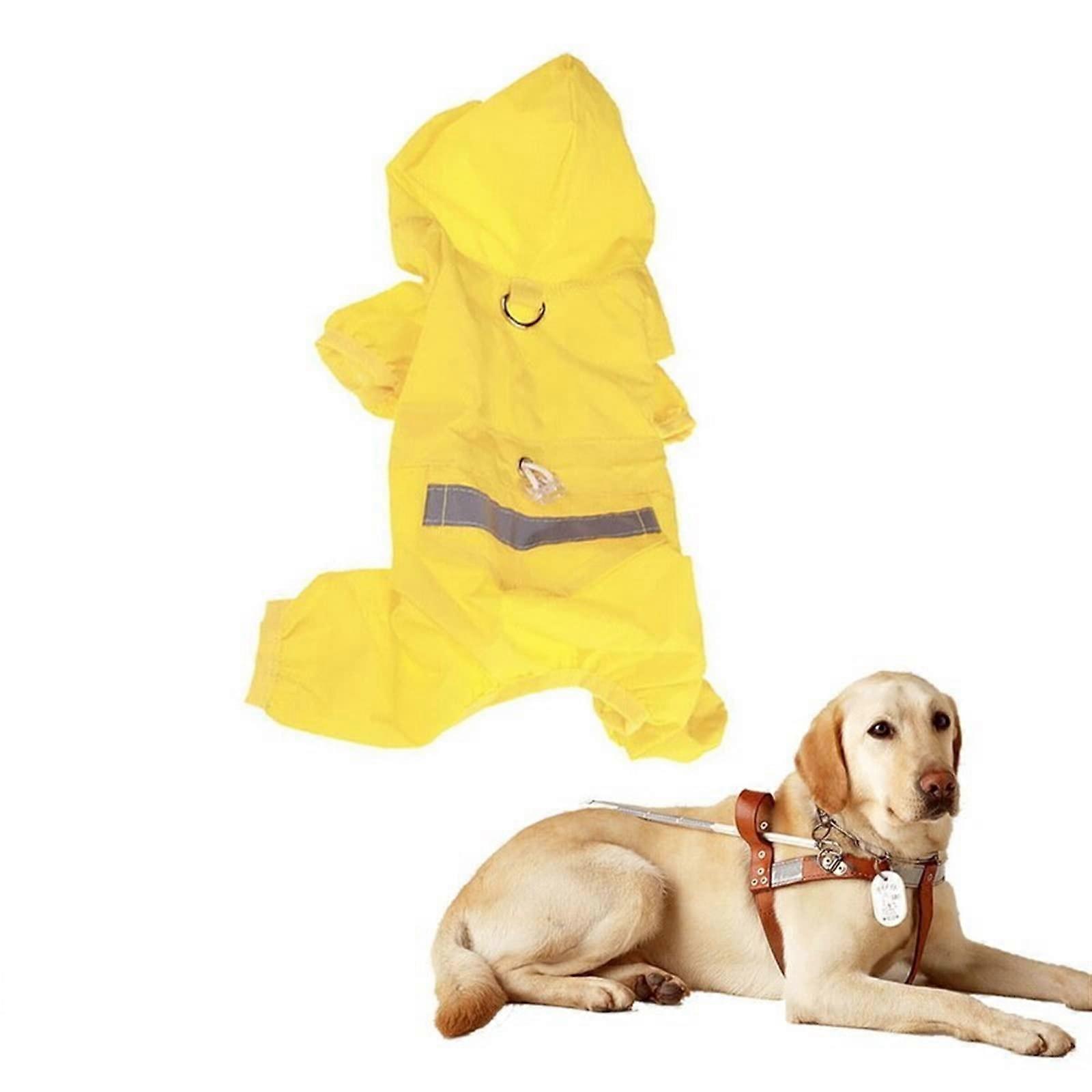 Large - size Reflective Sunproof Dog Raincoat
