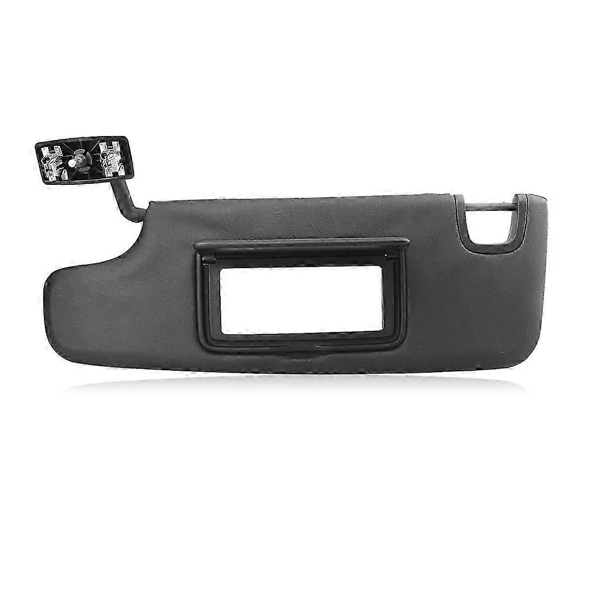 Car Left Sun Visor Shade for JK 2007-2018 Driver Front Window Shield Cover Sunshade with Make-Up Mirror