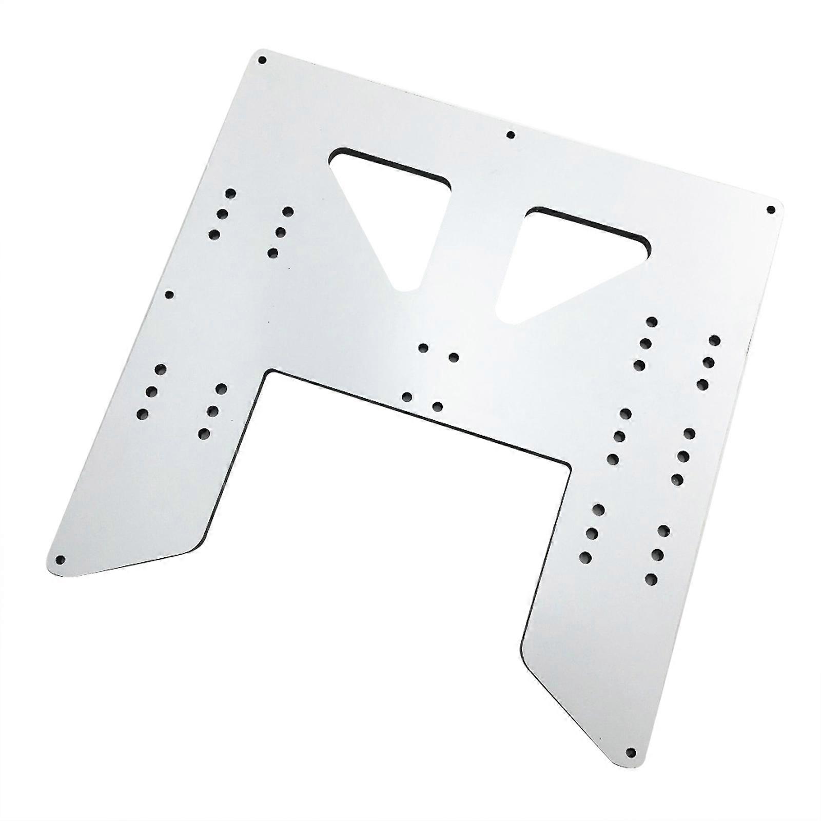 Y Axis Hot Bed Support Plate Kit, 3D Parts Heater Bed of Prusa i3 Anet A8 A6 3D Printer Replacement Parts Aluminum