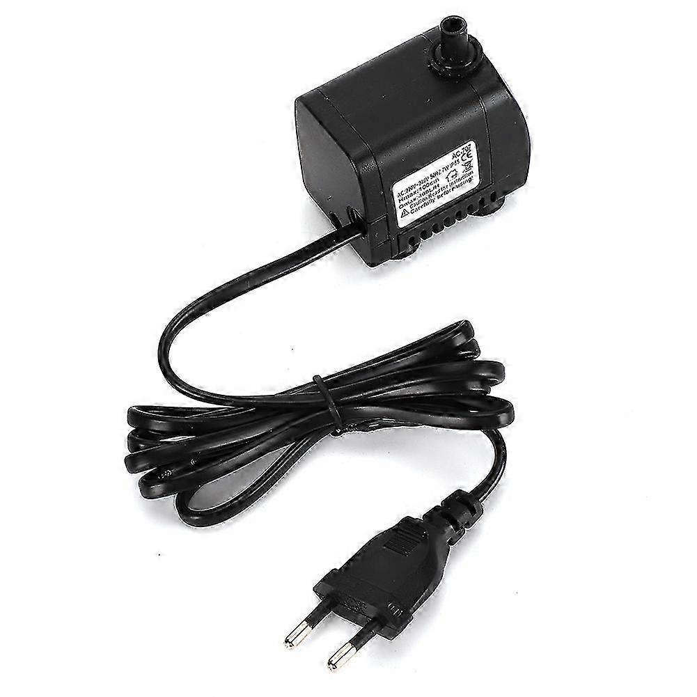 7W Submersible Pump Hydroponics Fish Tank EU Plug