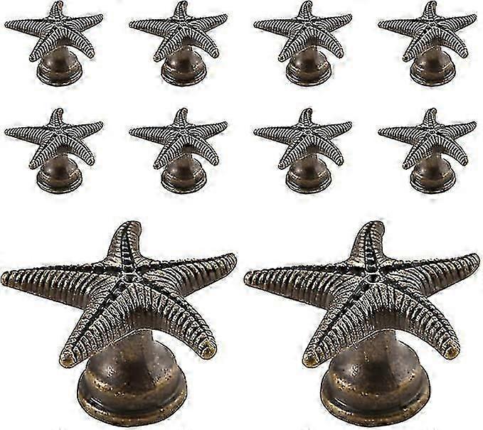Vintage Decor 10 Pcs Vintage Gold Cabinet Knobs Metal Bee Shape Knobs Pull Handle Antique Dresser Knobs