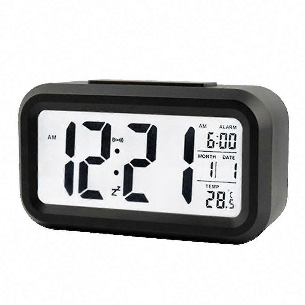 Digital LED Desktop Clock with Electronic Alarm and Calendar Function