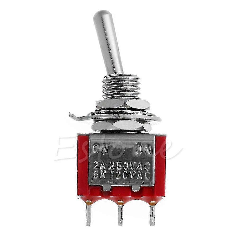 3-pin Mini SPDT 2-Position On-On Momentary Latching Rocker Toggle Switch