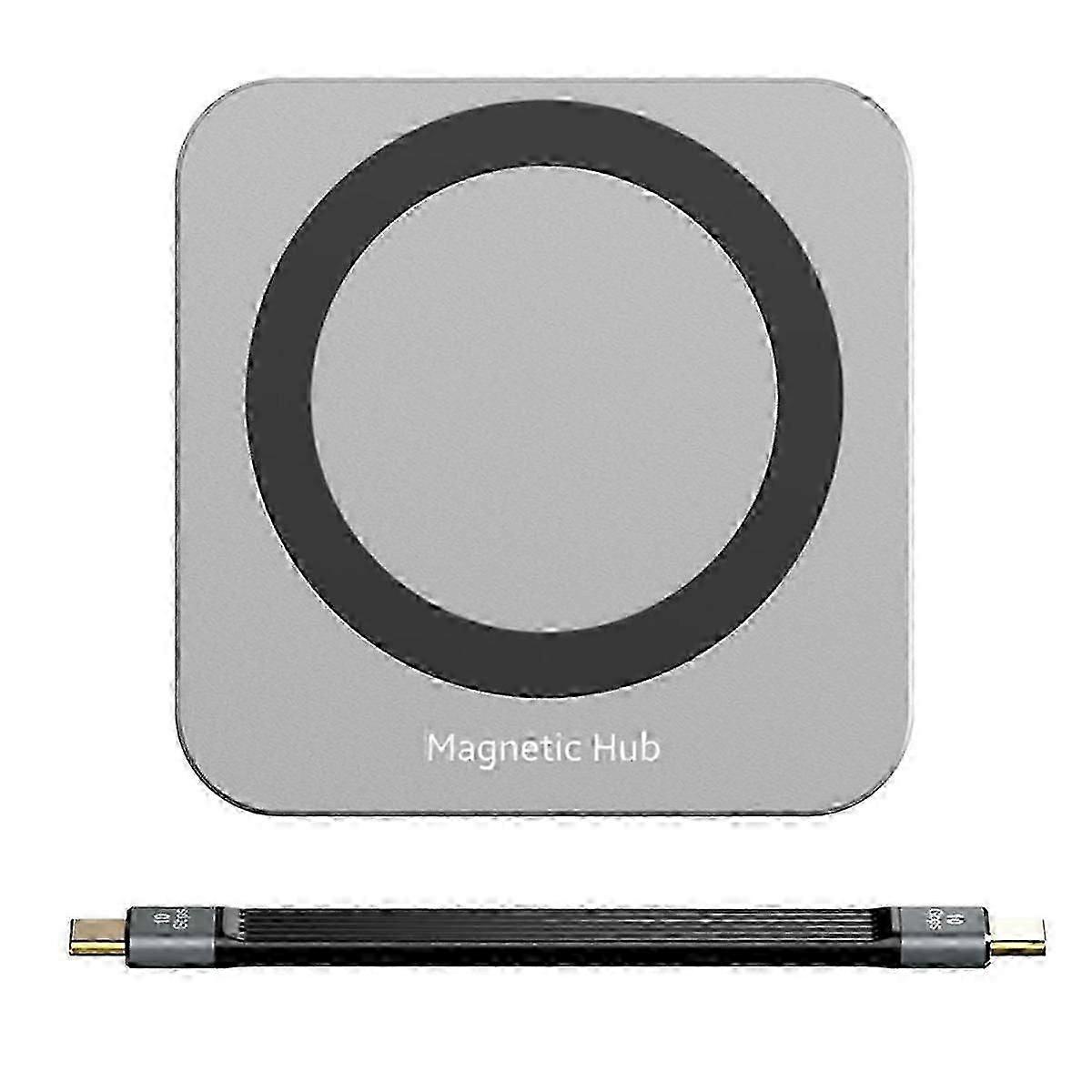 8 in One USB C Hub with M.2 NVMe/SATA SSD Enclosure USB C Hub Adapter 10Gbps PD100W USB-C 3.2 for M.2 NVMe & SATA SSD