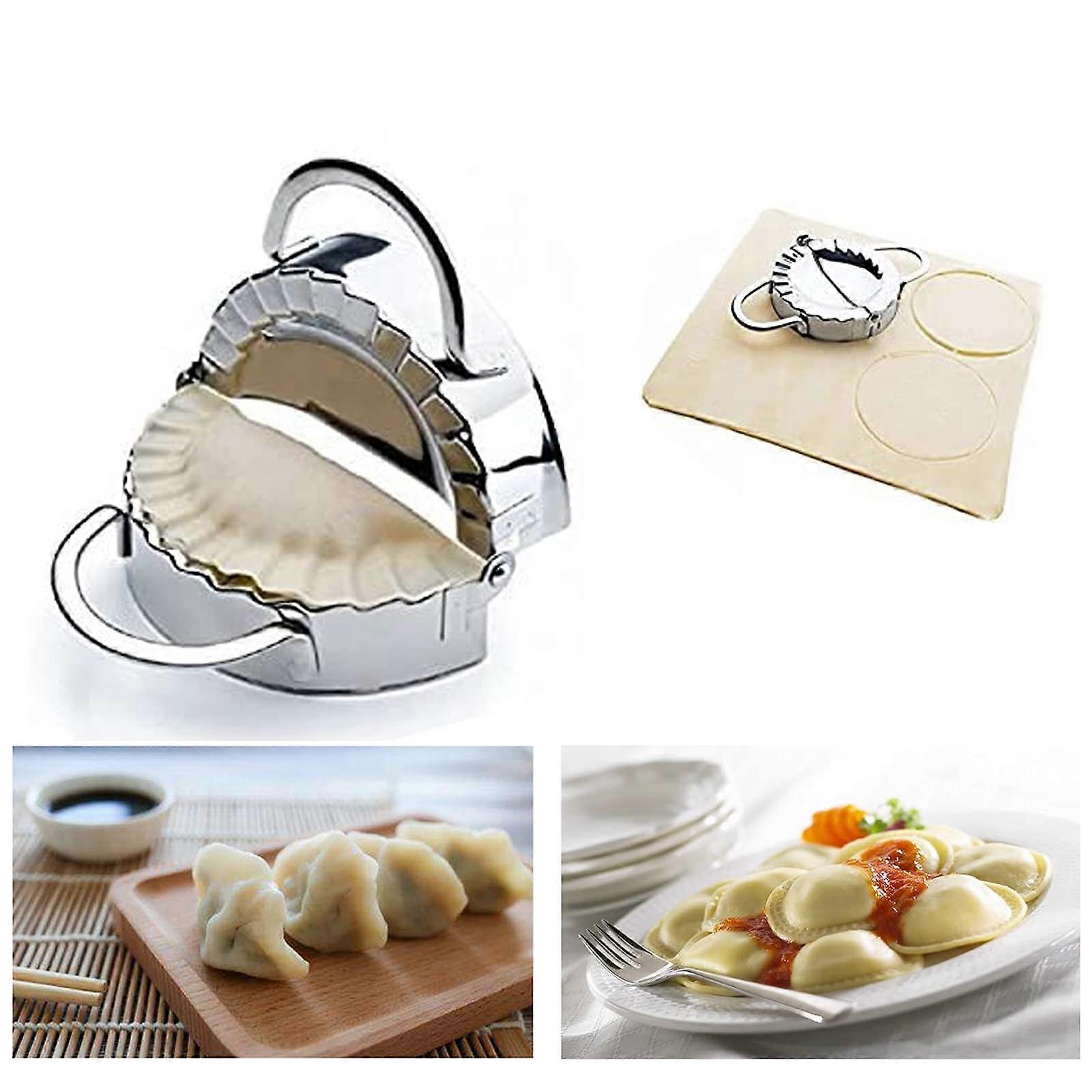 Stainless Steel Ravioli Mould 1 Set For Dumplings Dumpling Mold And Wrapper Dough Press Cutter Small And Large