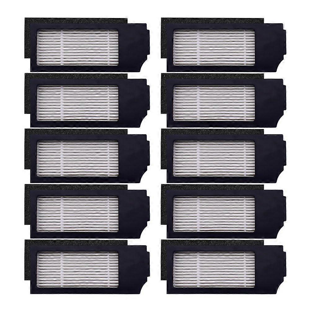 Replacement Filter Sets for Ecovacs Deebot X1 Plus, Turbo, Omni, T10 Plus - 10-Pack Robot Vacuum Accessories