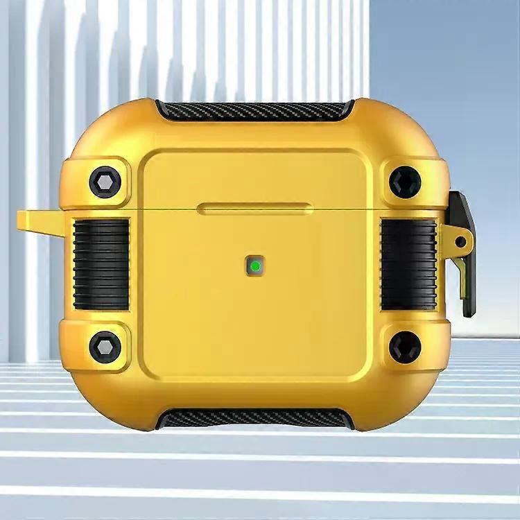 Wireless Earphone Protective Case-TPU+PC for AirPods 3,Yellow Yellow