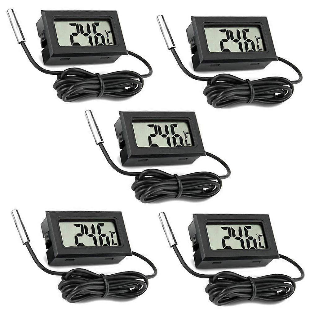 Digital Refrigerator Thermometer, Moisture Resistant, Temperature Sensor Probe